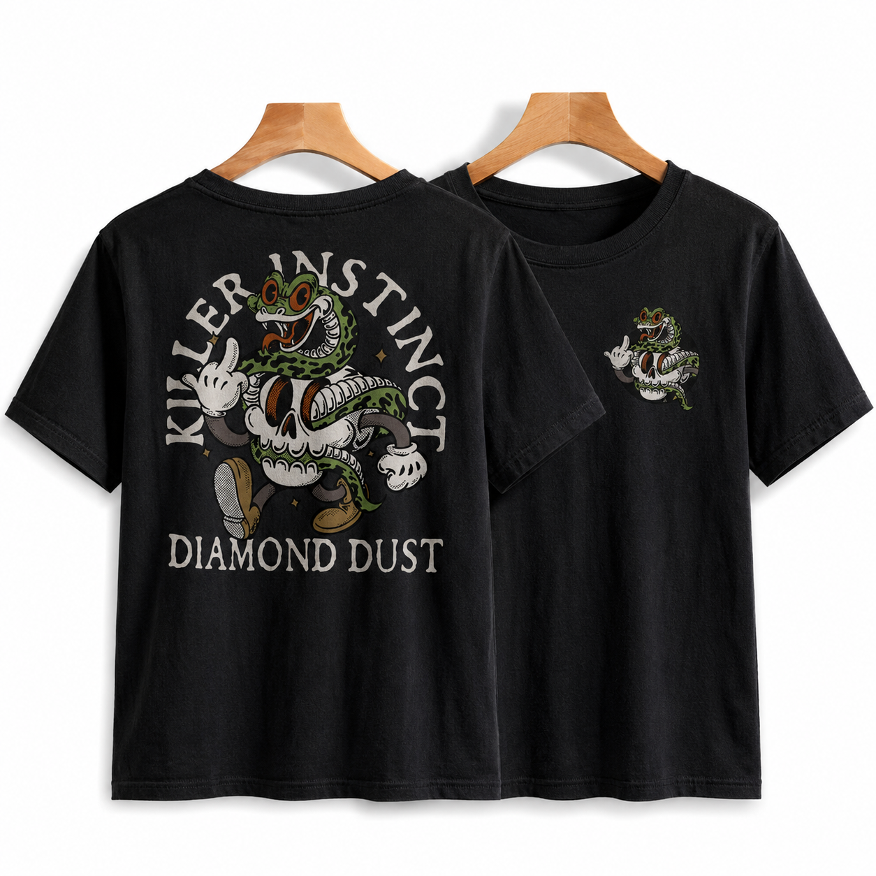 T-Shirt Homme Instinct Noir