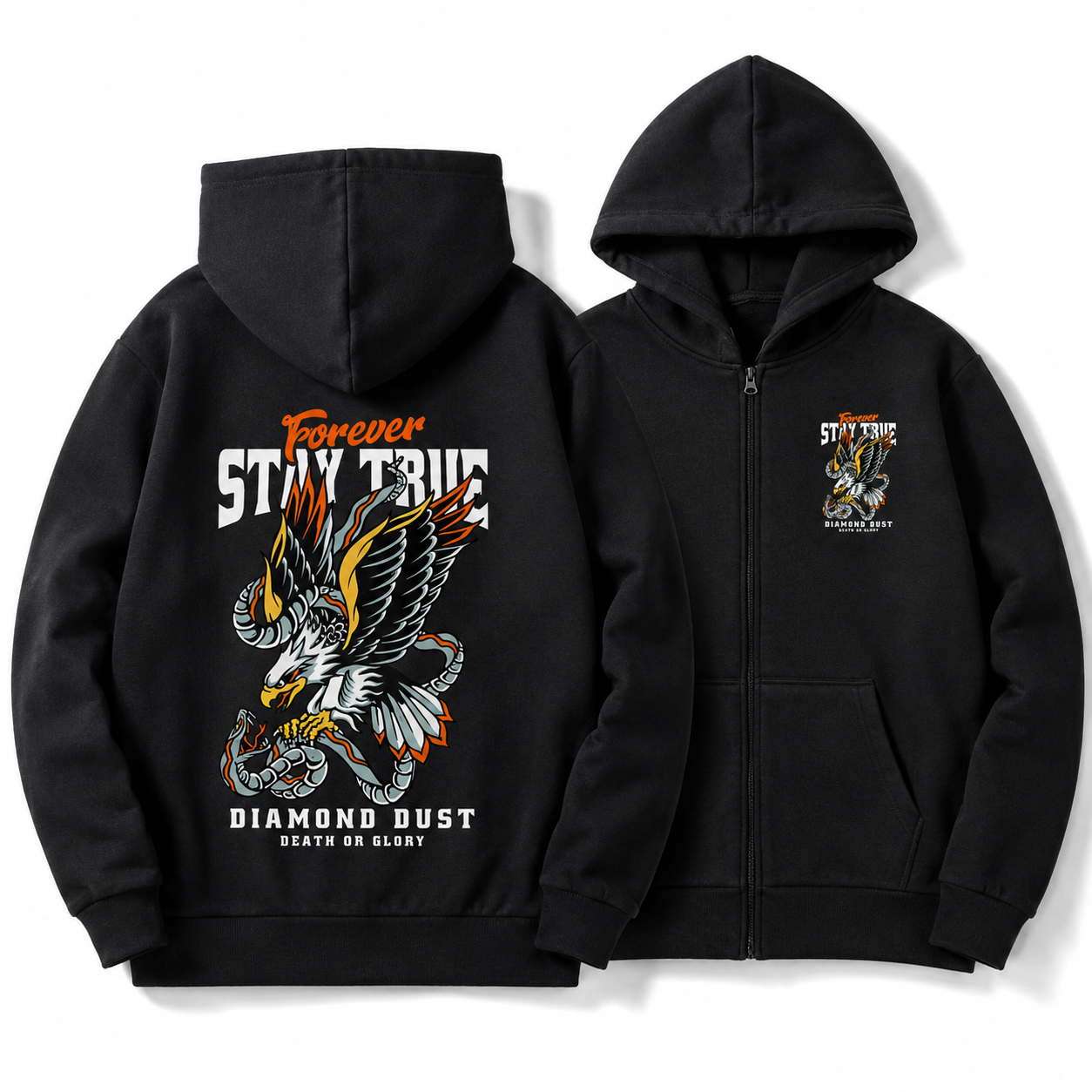 Sweat Shirt Eagle Stay True