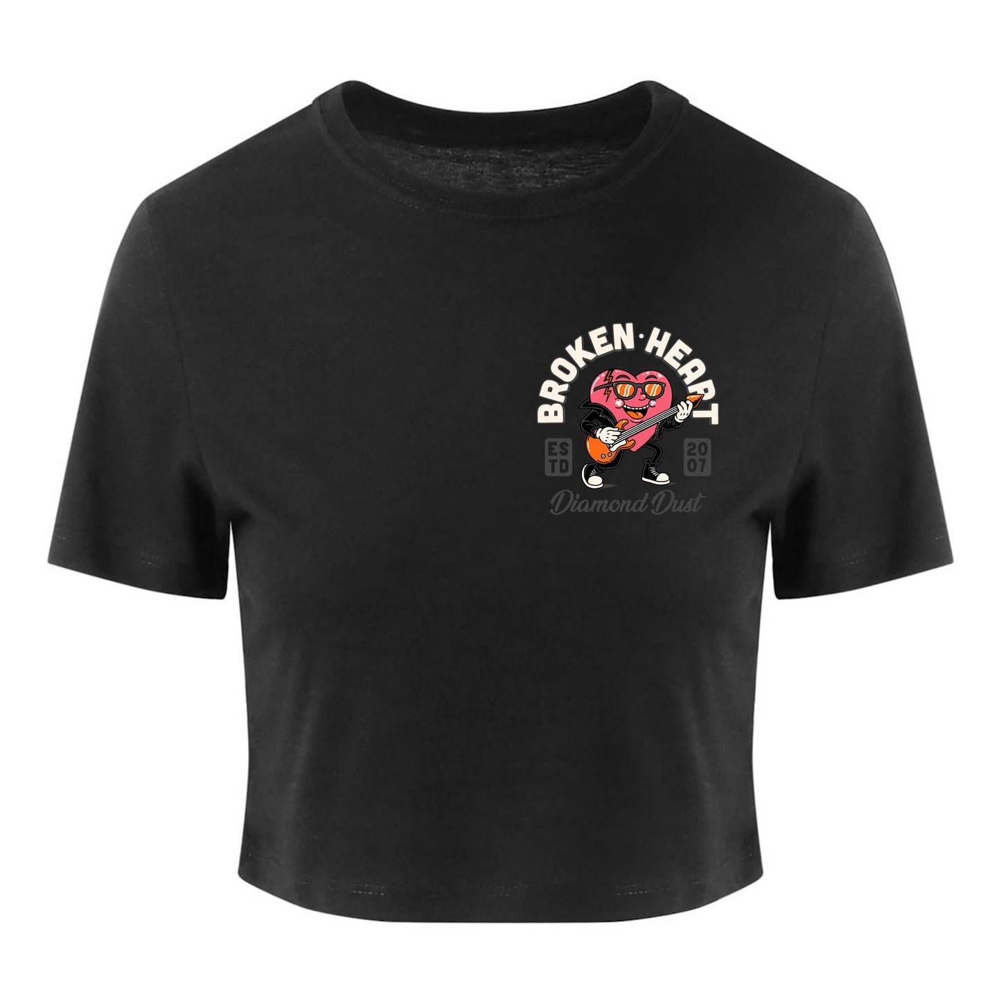 Crop Top Femme Broken Heart