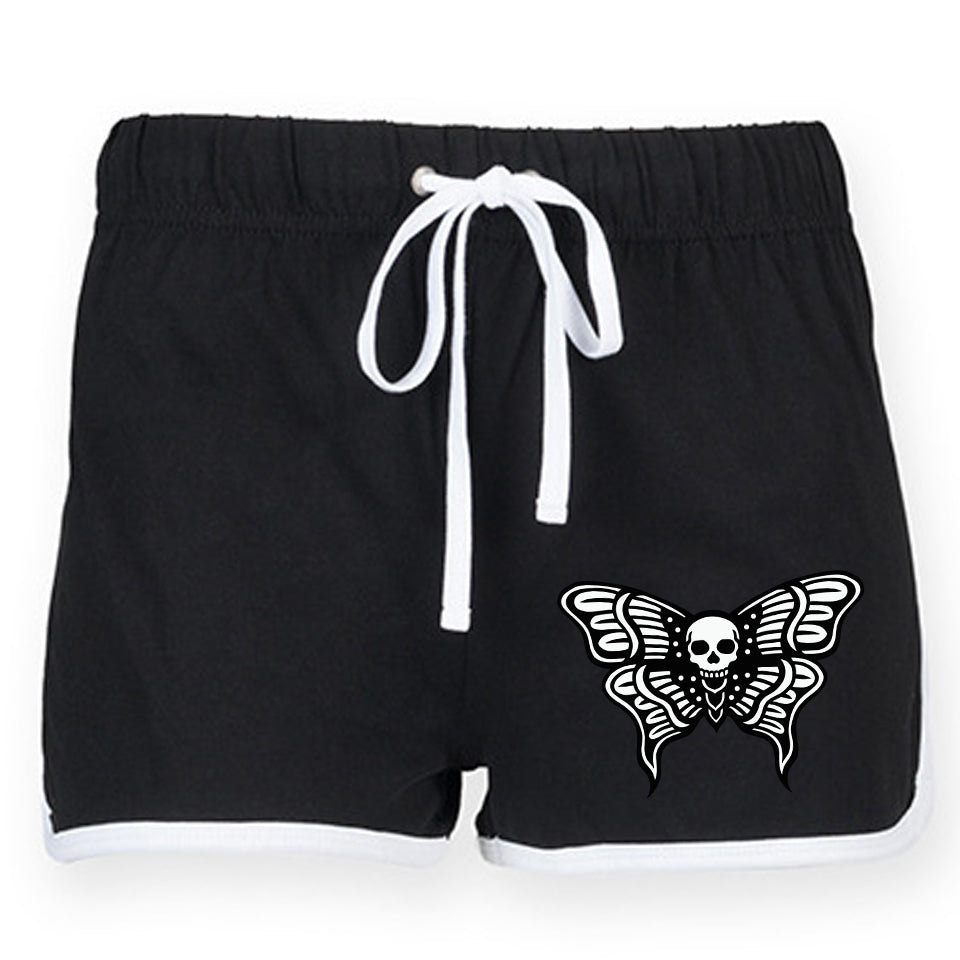 Short Femme Death Flash Black and White