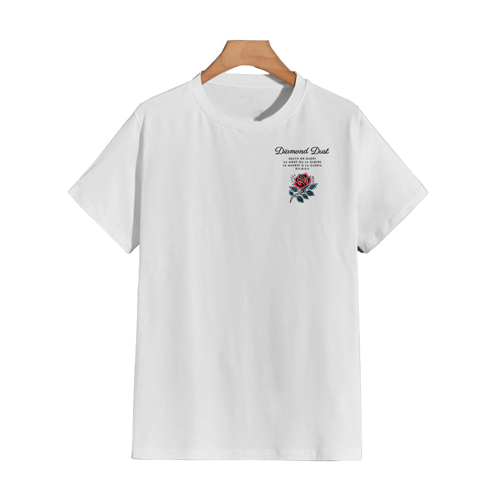 T-Shirt Homme Rose Blanc