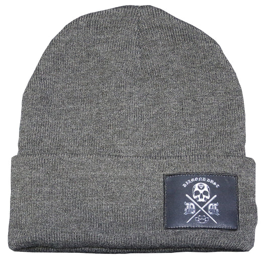 Bonnet Gris Cross Skull