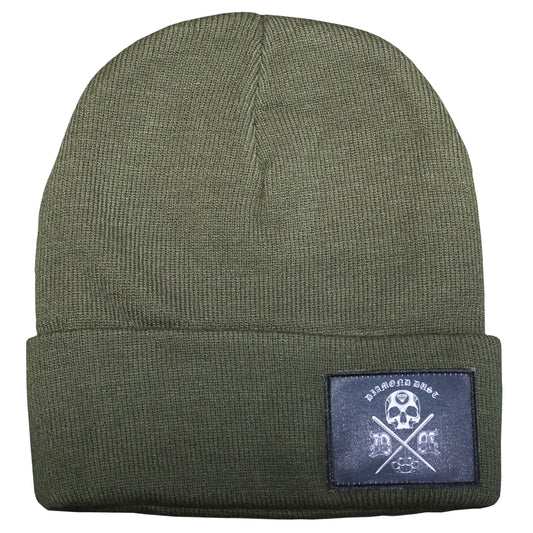 Bonnet Kaki Cross Skull