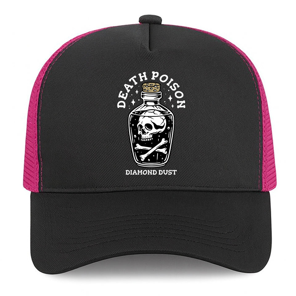 Casquette Vintage Poison Noir/Rose