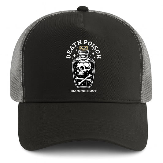 Casquette Vintage Poison Noir/Gris