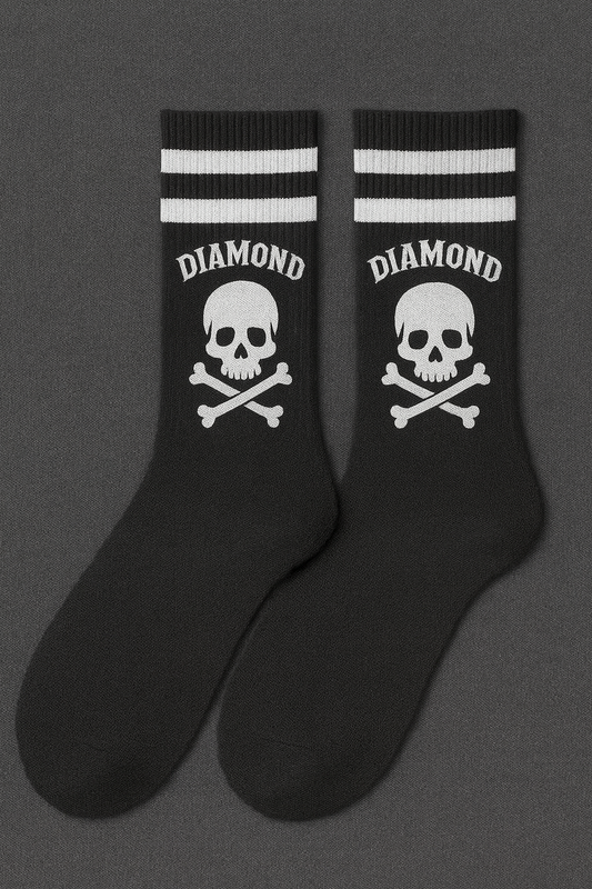 Chaussettes Skull Noirs