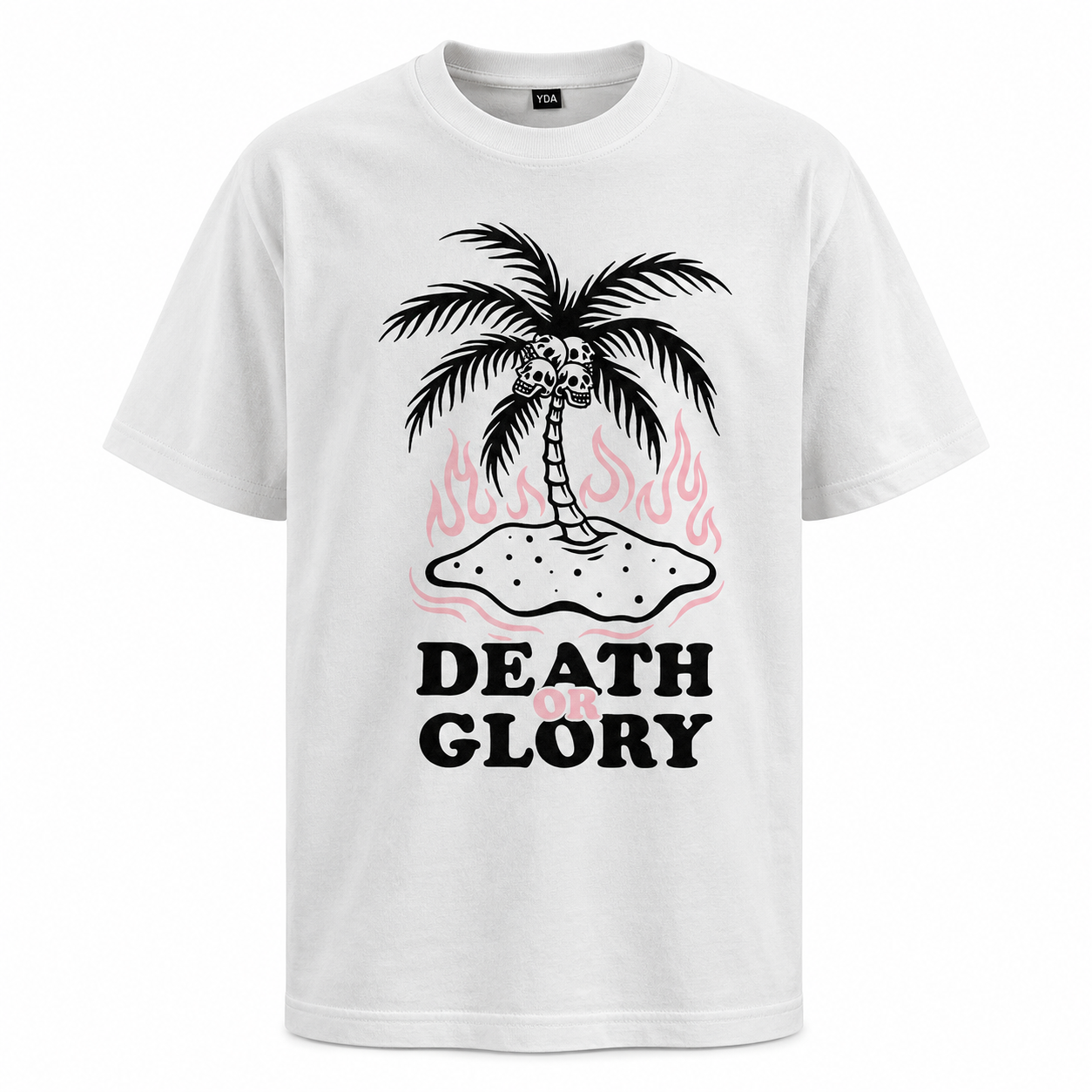 T-Shirt Enfant Palm White