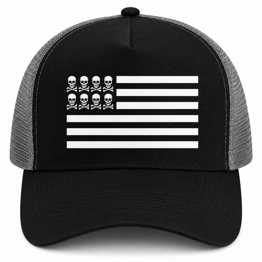 Casquette Trucker Flag Noir / Gris