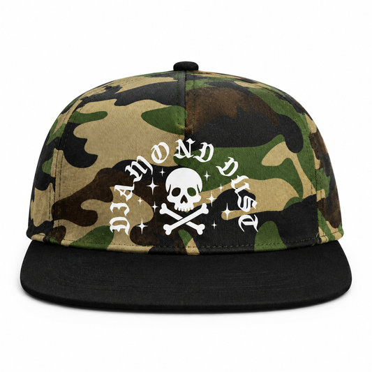 Casquette SnapBack Stars and Skull Jungle Camo / Noir