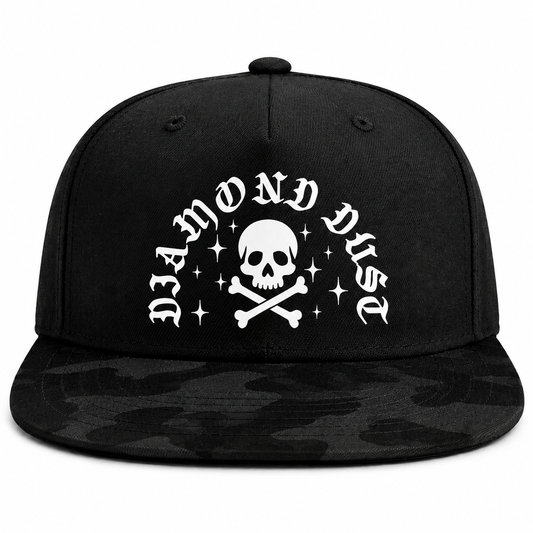 Casquette SnapBack Stars and Skull Noir / Dark Camo