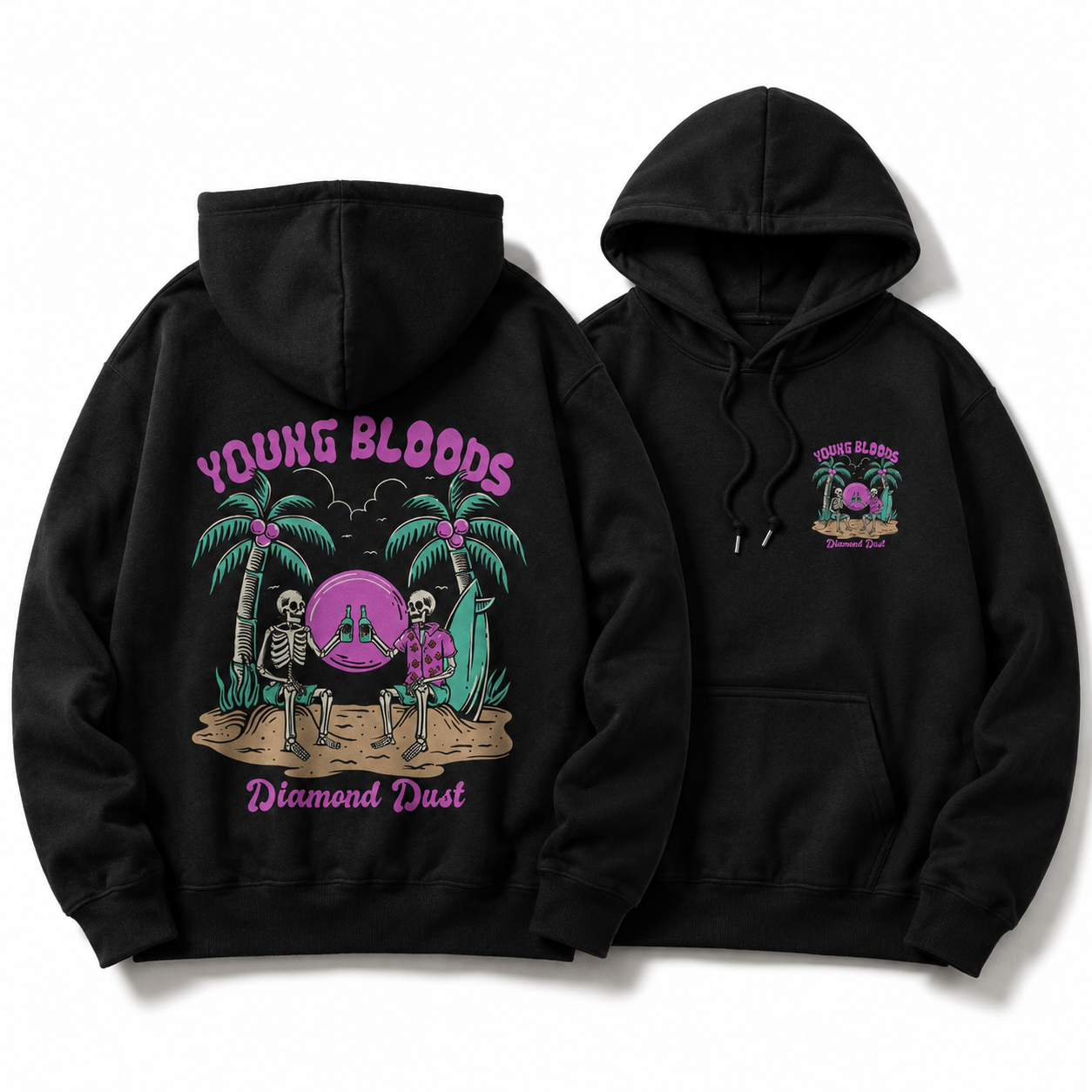 Sweat Shirt Hoodie Young Blood