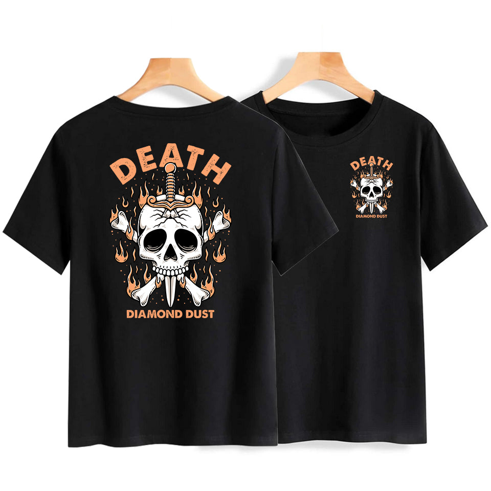 T-Shirt Homme Flame Skull