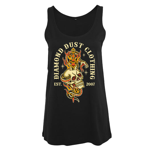 Débardeur Femme Old Skull Tattoo