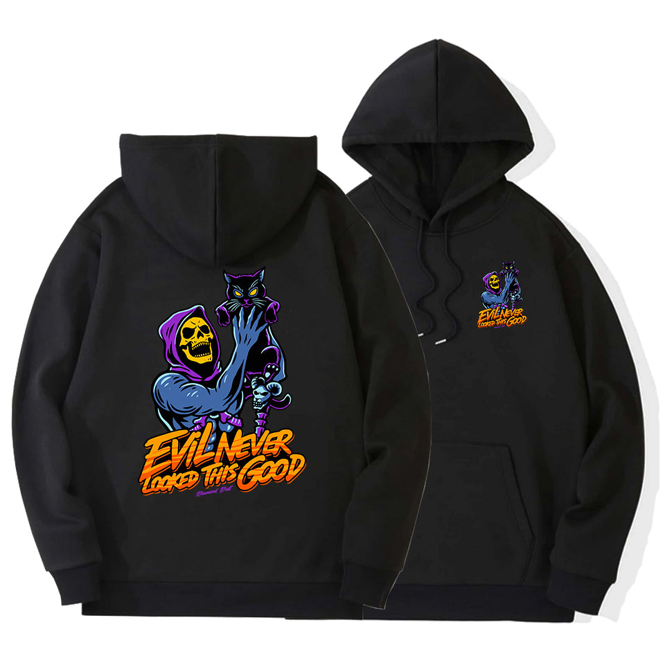 Sweat Shirt Hoodie Evil Never Looked This Good