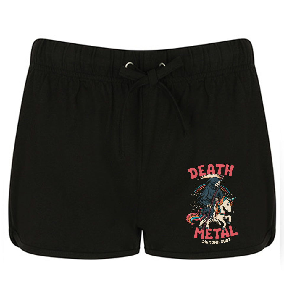 Short Femme Death Métal Black