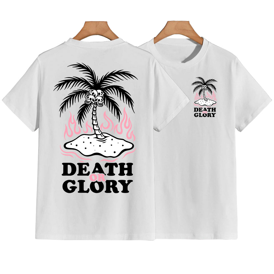 T-Shirt Homme Palm Blanc