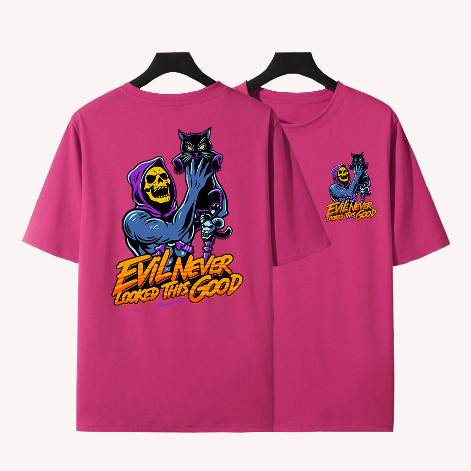 T-Shirt Homme Evil Never Looked This Good Pink