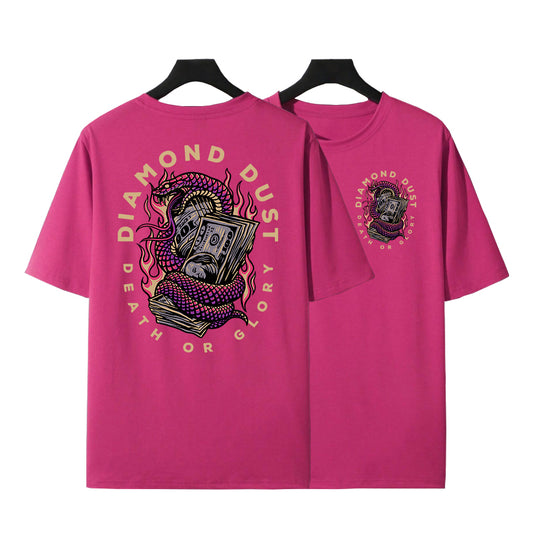 T-Shirt Homme Snake Dollar Pink