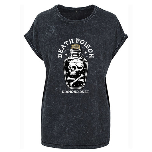 T-Shirt Femme Death Poison Black